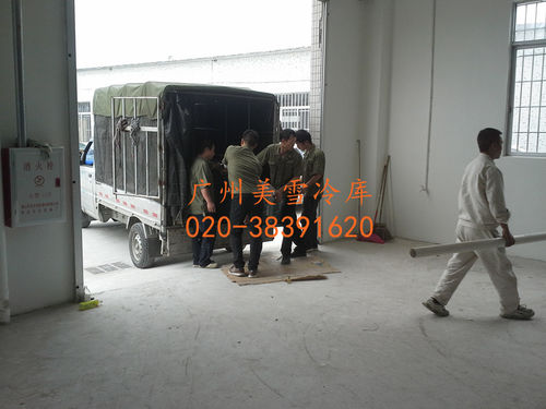 果蔬冷库--白云103平方冷藏库-施工特写,