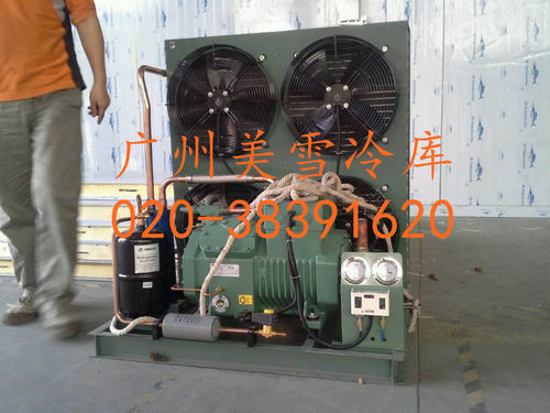 水果冷库--萝岗100立方双温冷库-安装中