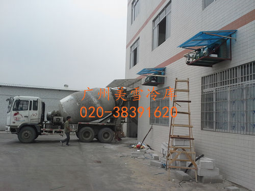 果蔬冷库--白云103平方冷藏库-施工特写